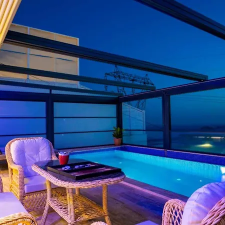 3 Bedroom Seaview With Private Pool * Kalkan